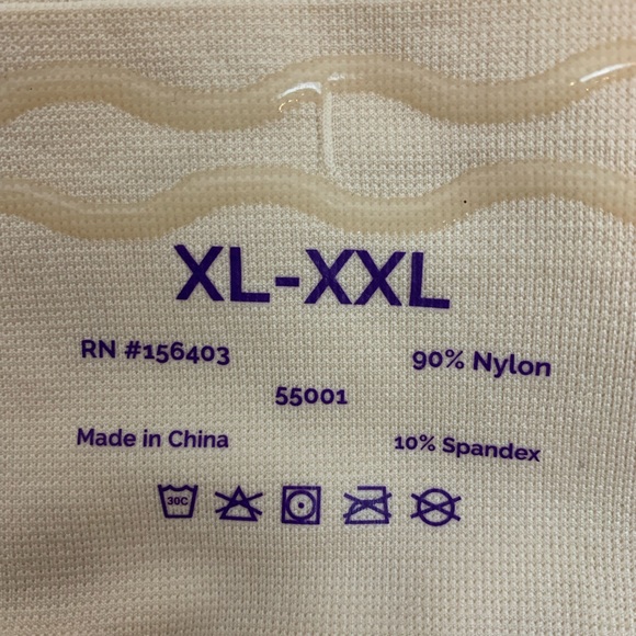 New Mukatu NUDE High Waisted Body Shaper Shorts , Size 12-16 - Picture 6 of 6